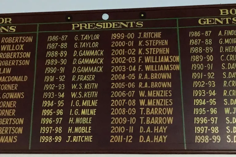 Buchan indoor bowls 21