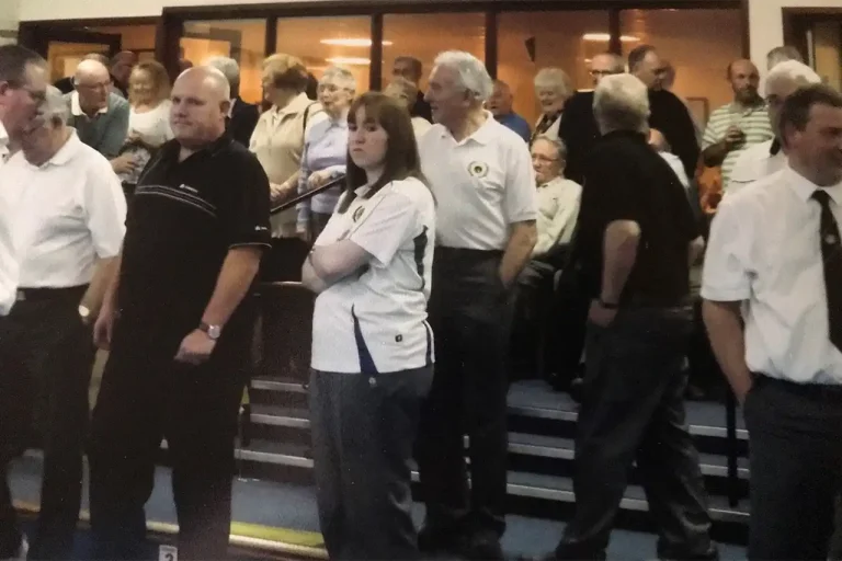 Buchan indoor bowls players 3
